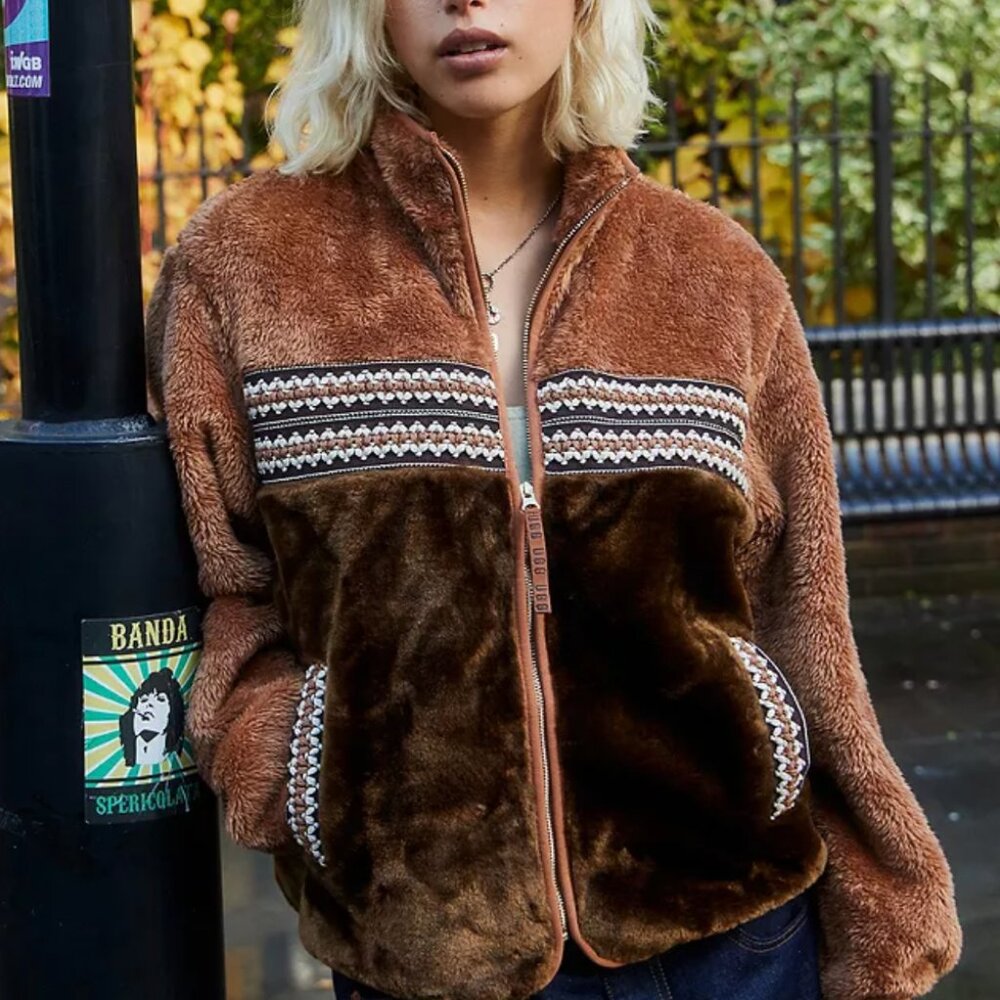 NWT Ugg Women’s Marlene Sherpa Jacket
